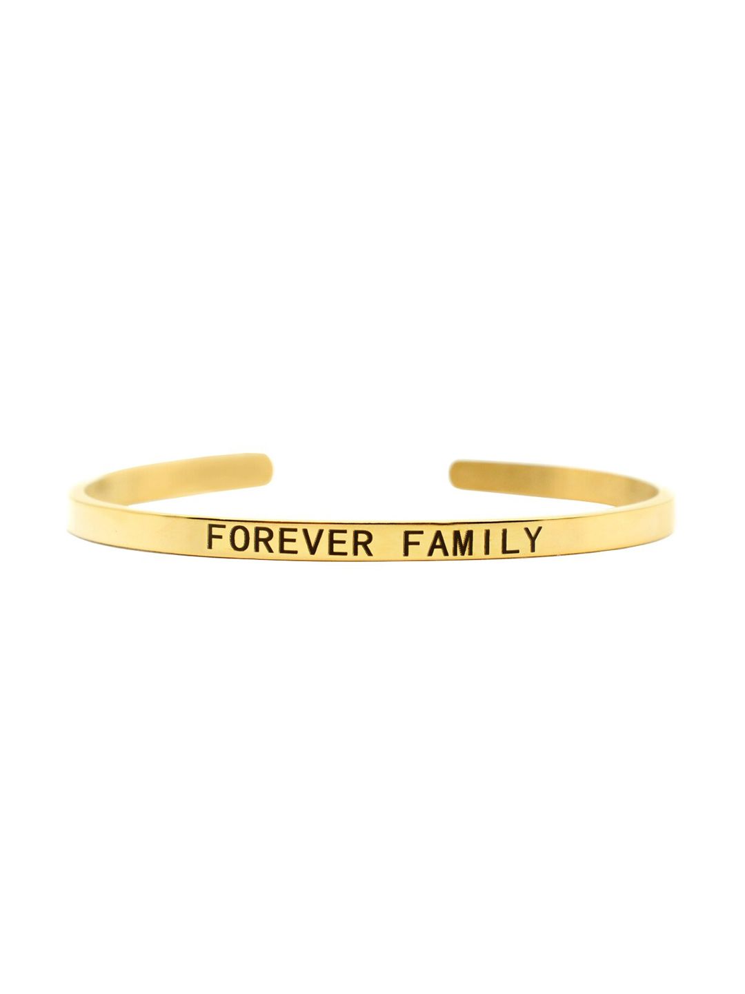 JOKER & WITCH Gold-Plated & Black Forever Family Gold Mantra Band Price in India