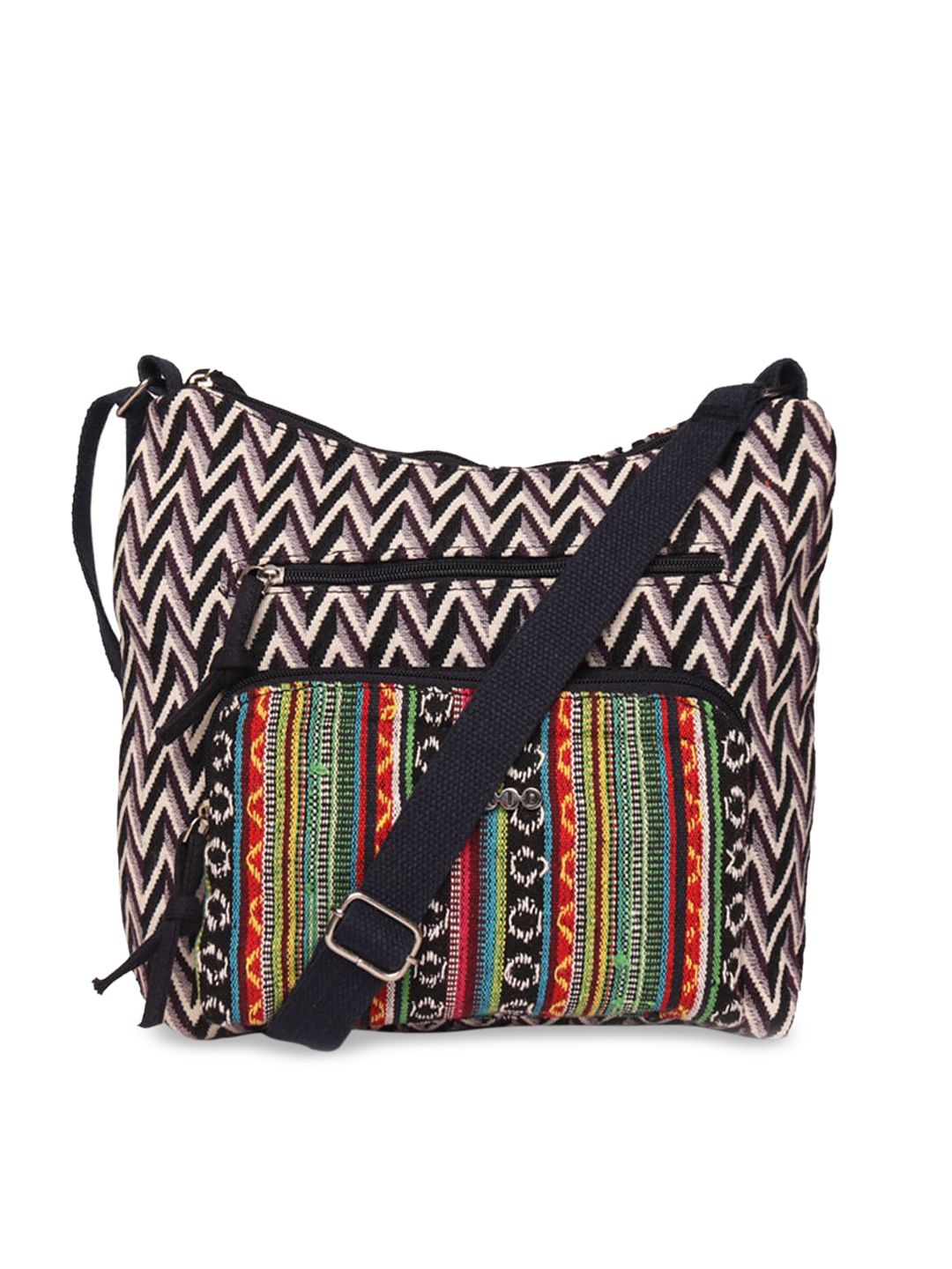 ASTRID Multicoloured Self Design Sling Bag Price in India