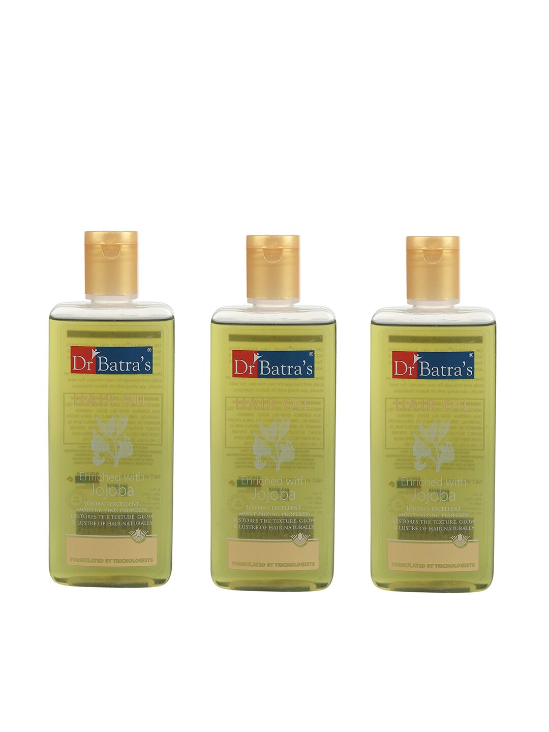 Dr. Batras Unisex Pack of 3 Olive Green Hair Oil 600 ml Price in India