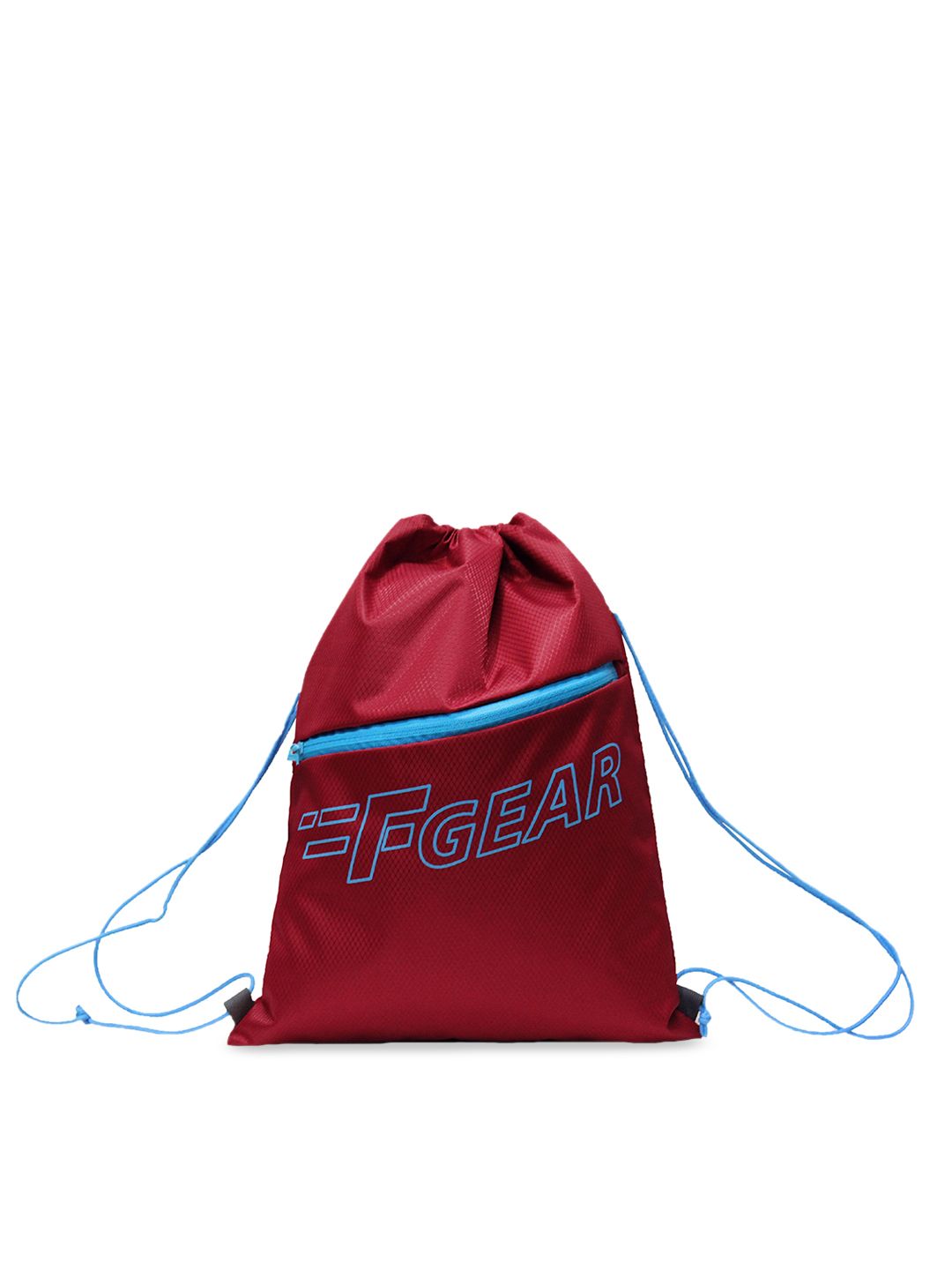 F Gear Unisex Red & Blue Brand-Logo Printed Backpack Price in India