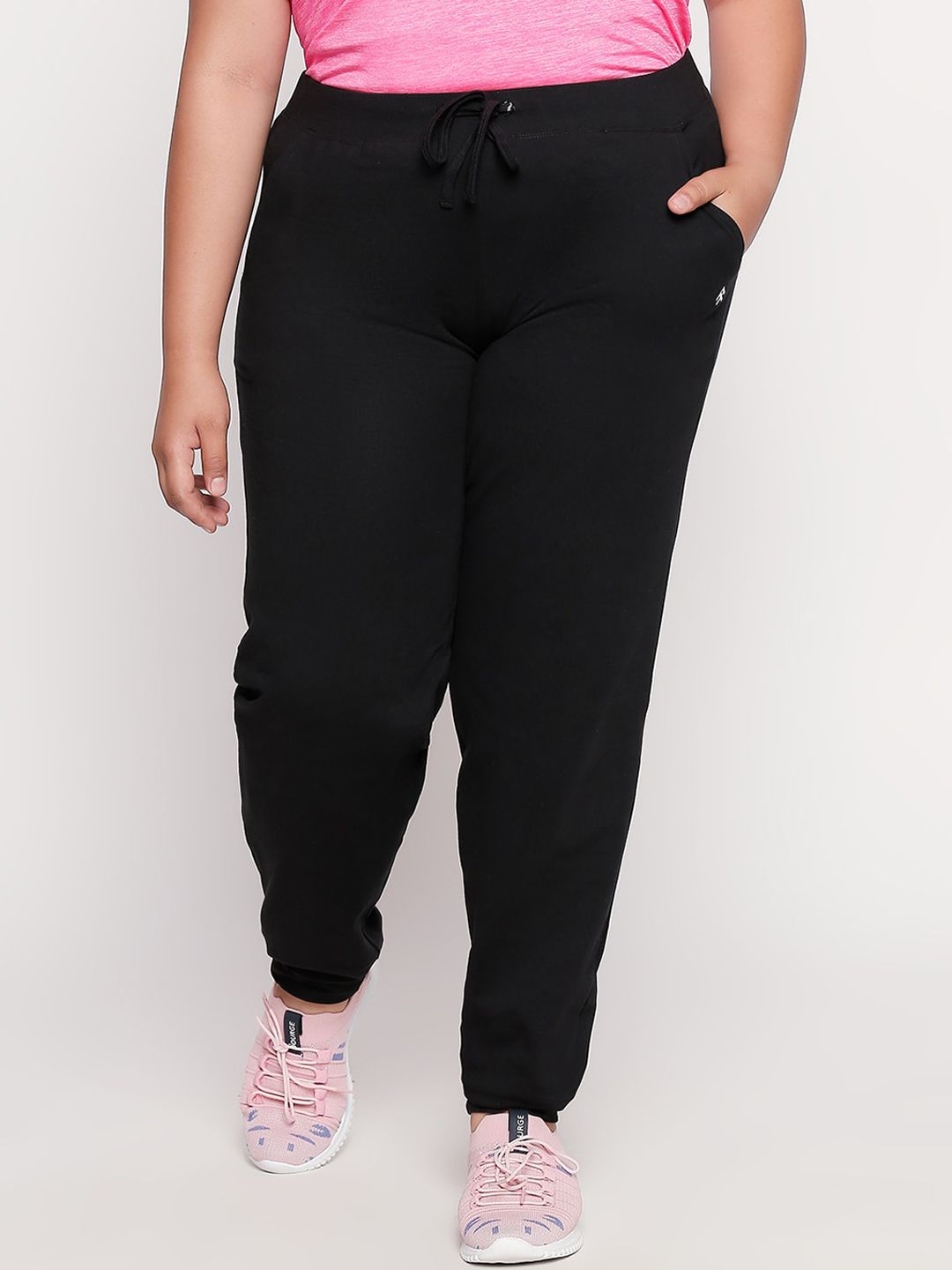 Tuna London Women Black Solid Joggers Price in India