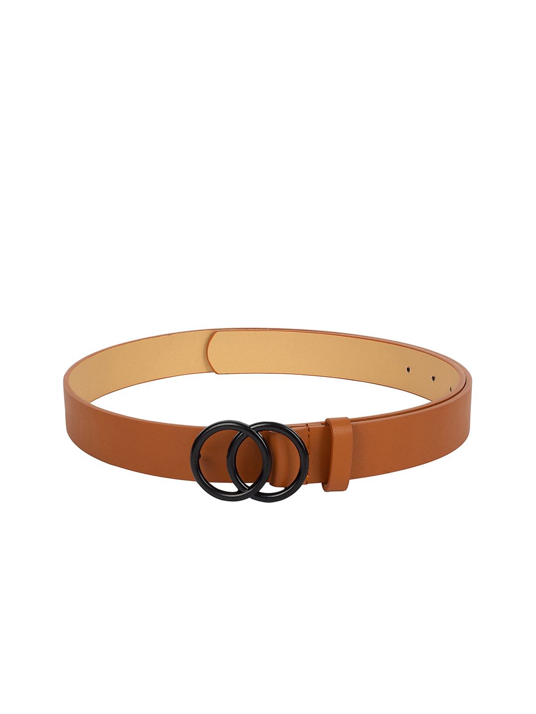 CRUSSET Women Tan Brown Solid Belt Price in India