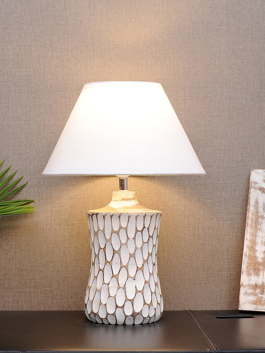 THE LIGHT STORE White Solid Bedside Standard Lamp Price in India