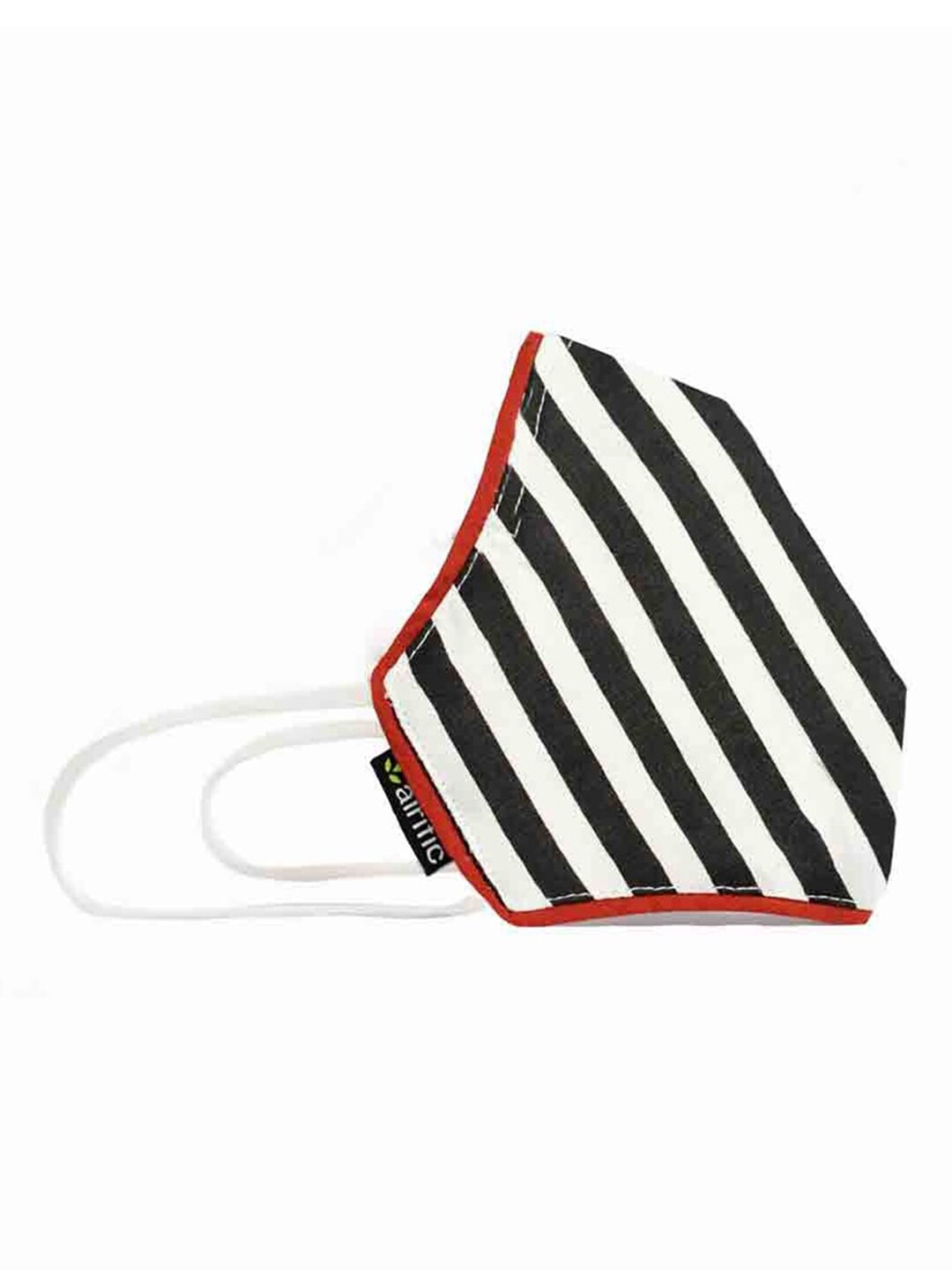 Airific Unisex Black & White Striped 3-Ply N95 Protective Mask Price in India