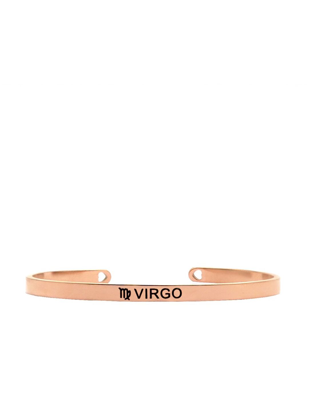 JOKER & WITCH Rose Gold-Plated Scorpio Zodiac Cuff Bracelet Price in India