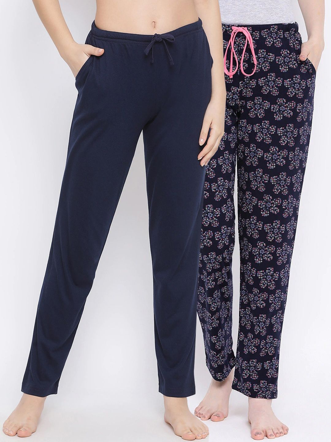 Kanvin Women Pack Of 2 Printed Lounge Pants Price in India