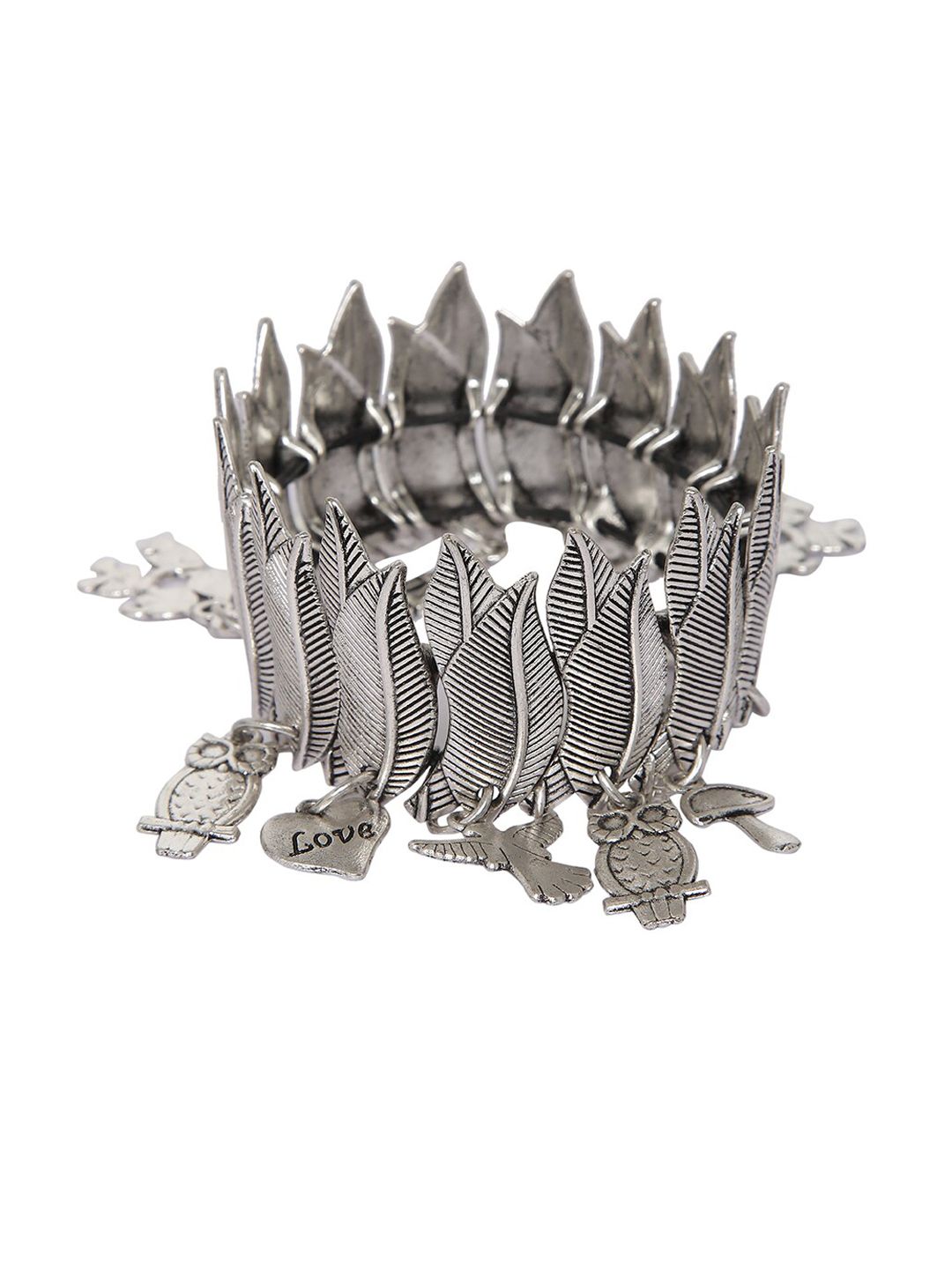 Mali Fionna Silver-Toned Bracelet Price in India