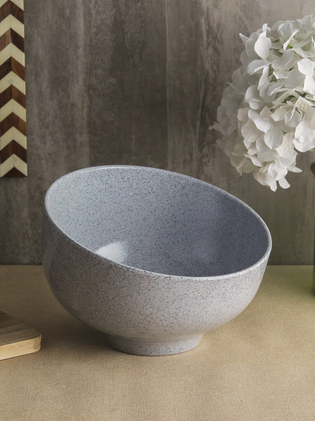 Servewell Grey Melamine Serving Bowl Price in India