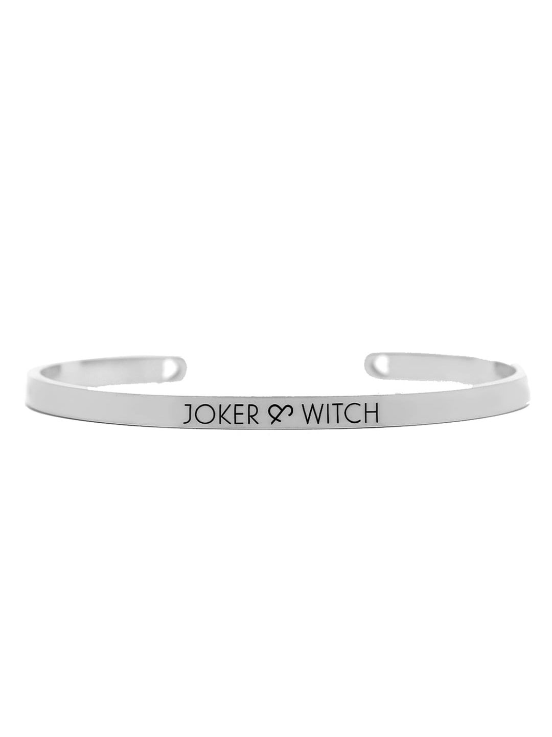 JOKER & WITCH Women Silver-Toned Bracelet Price in India