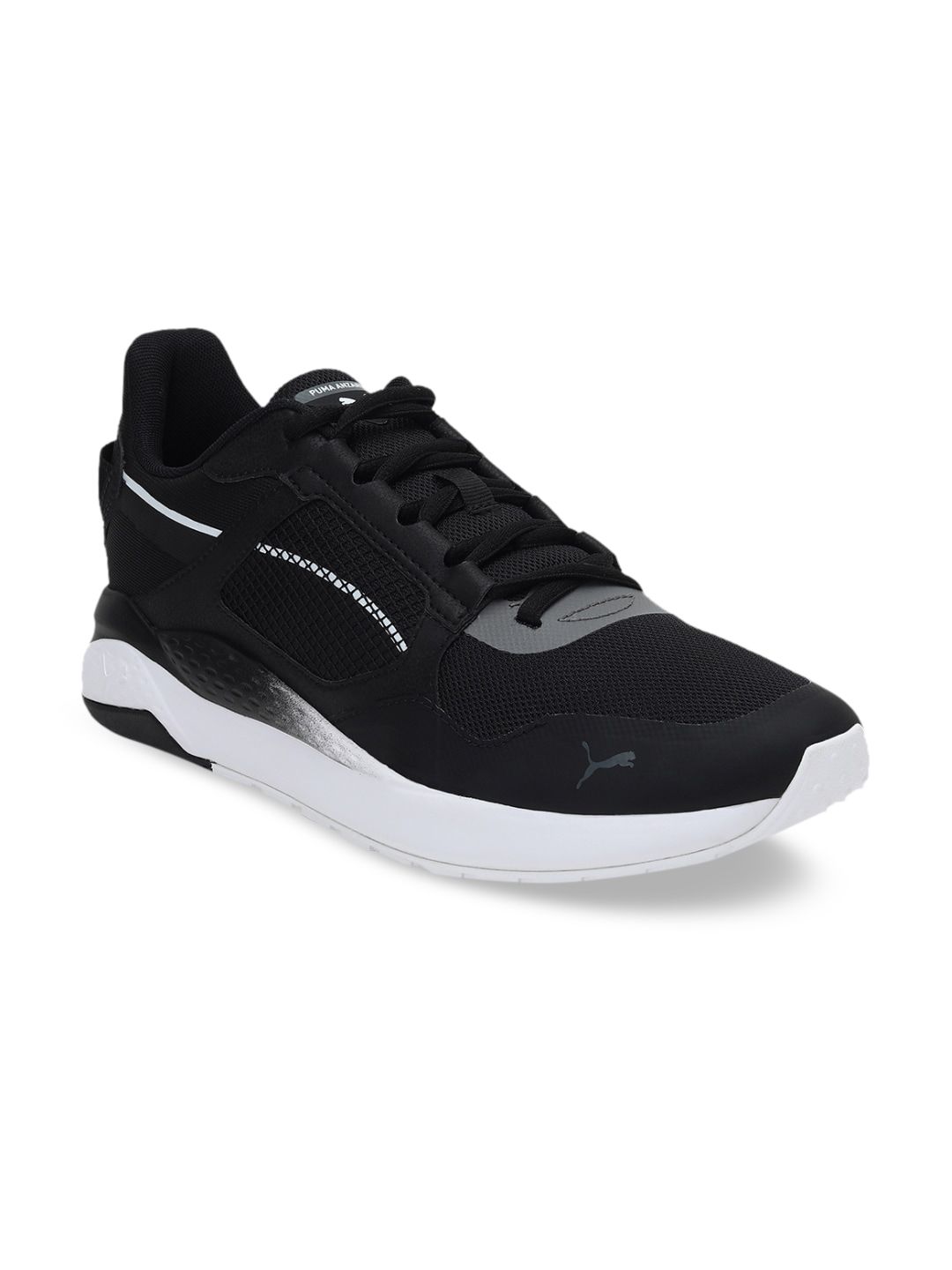 Puma Unisex Black Textile Sneakers