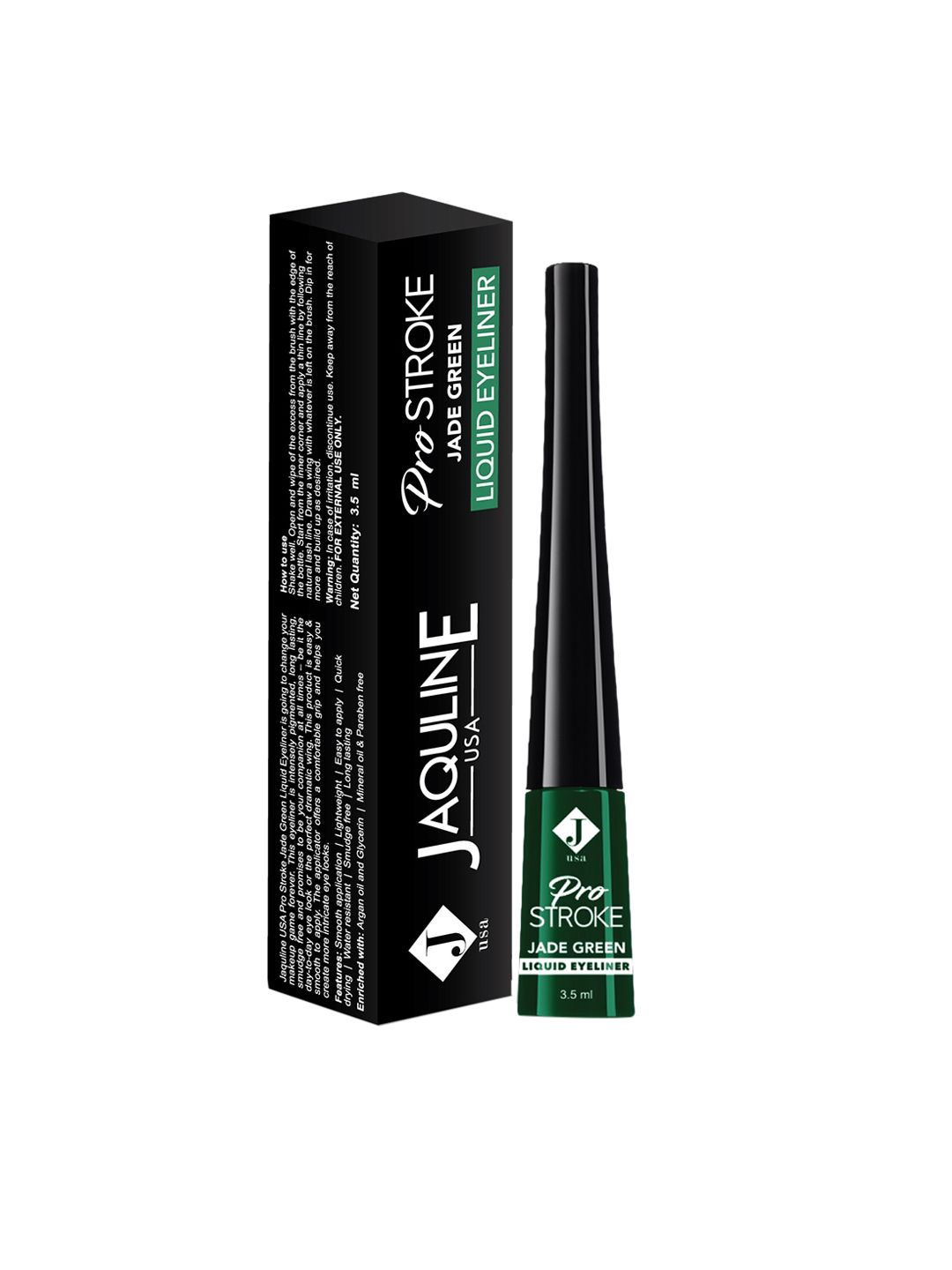 Jaquline USA ProStroke Jade Green Liquid Eyeliner 3.5ml Price in India