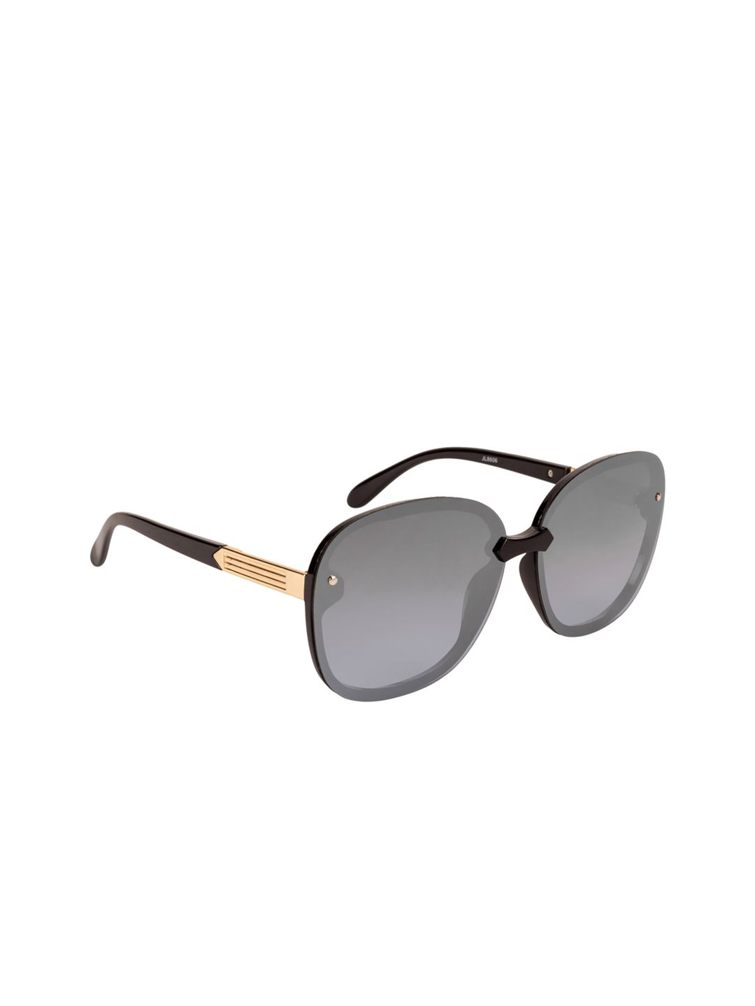 NuVew Women Oversized Sunglasses ES_16373-31-NW-8606-fGRY-BKGL-OSSQ-66-G Price in India