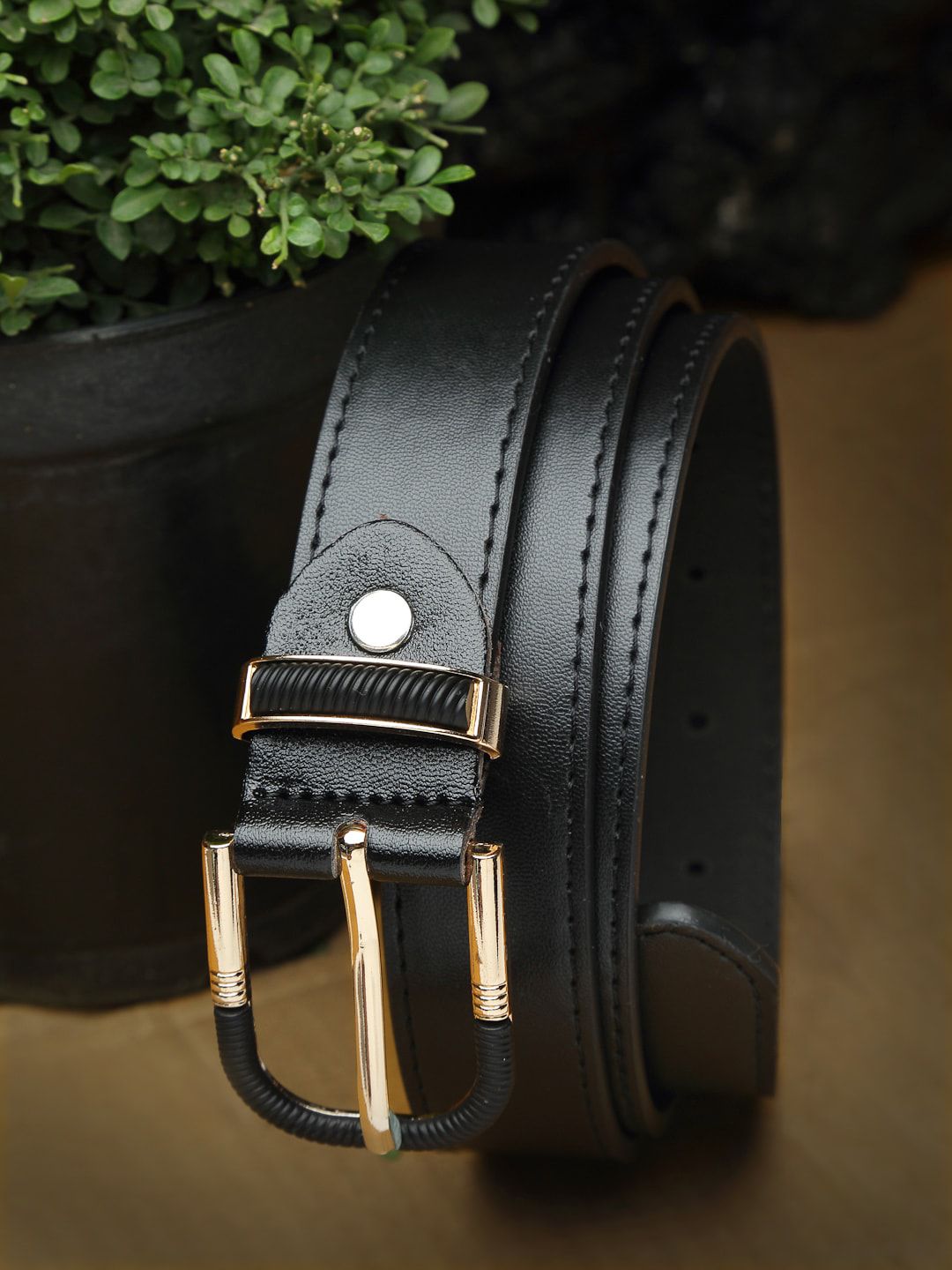 Apsis Women Black Solid Belt Price in India