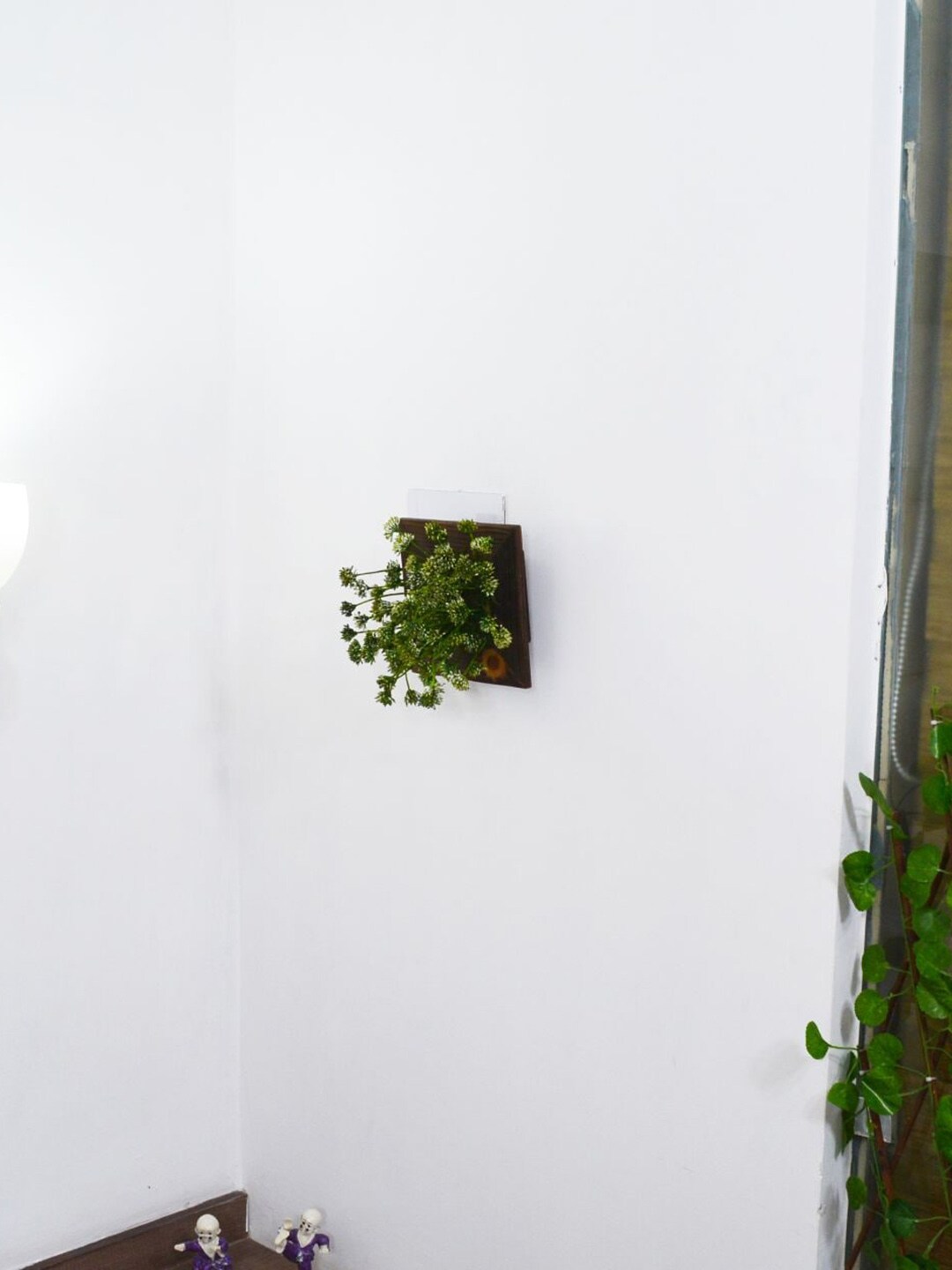 fancy mart Green Artificial Wall Stonecrop Plant Hanging Panel Price in India
