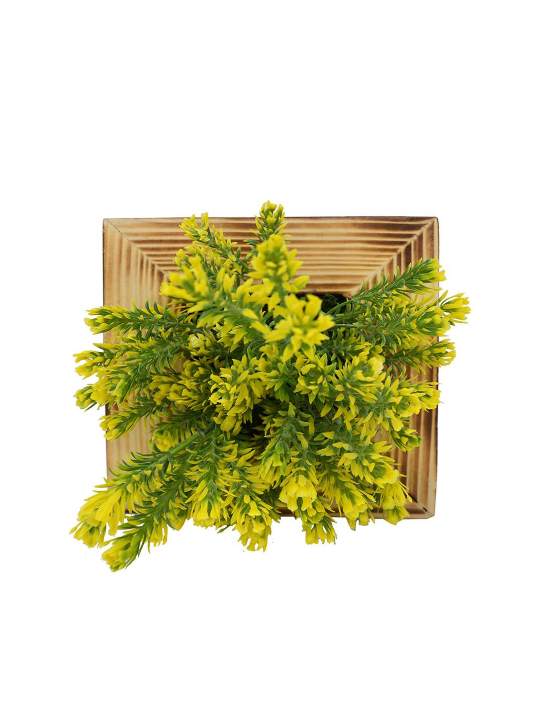 fancy mart Green & Yellow Artificial Rosemary Plant With Hanging Panel Price in India