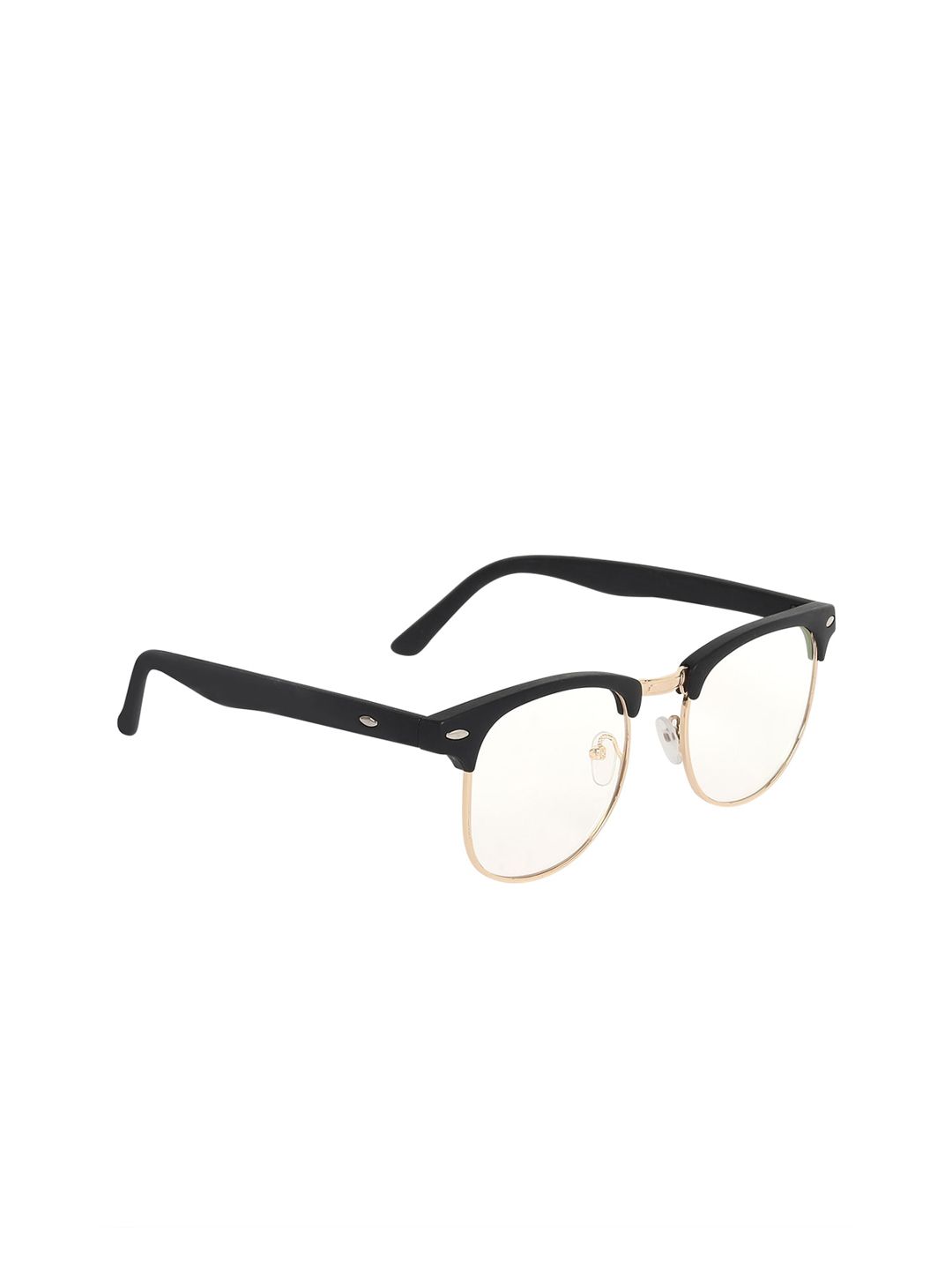 ALIGATORR Unisex UV Protected Lens UV400 Browline Sunglasses ALI_CLUBMASTER_001 Price in India