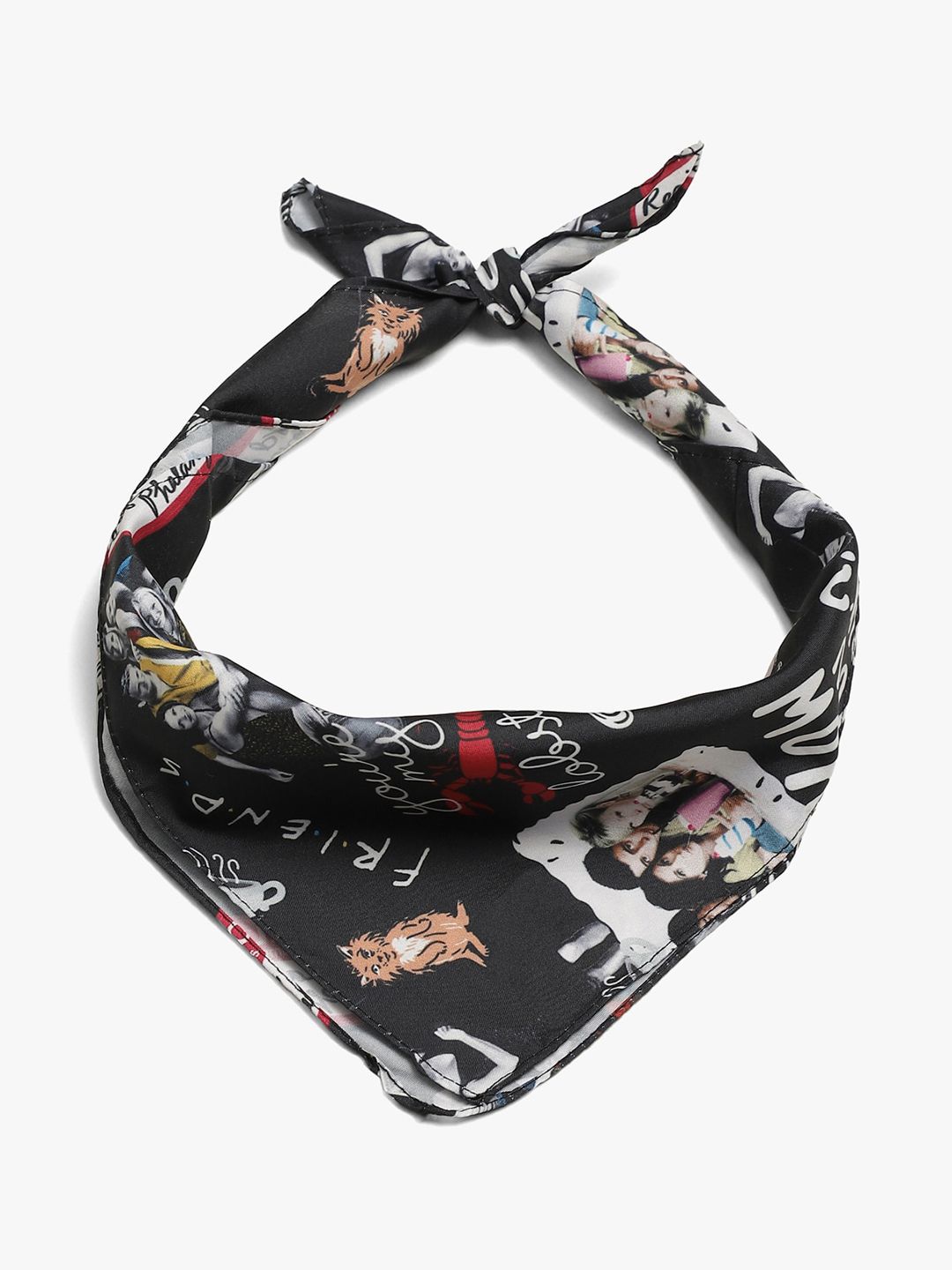 Free Authority Women Multicoloured Friends Printed Bandana Price in India
