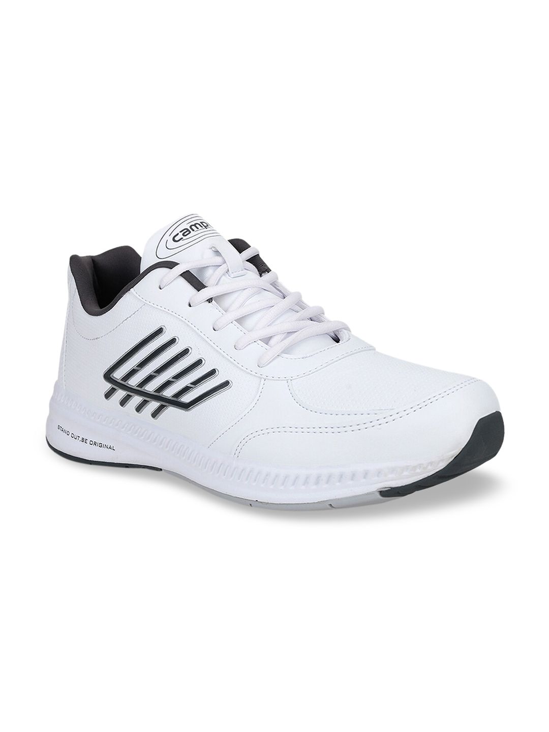 Campus Men White & Black Citigo Mesh Running Shoes