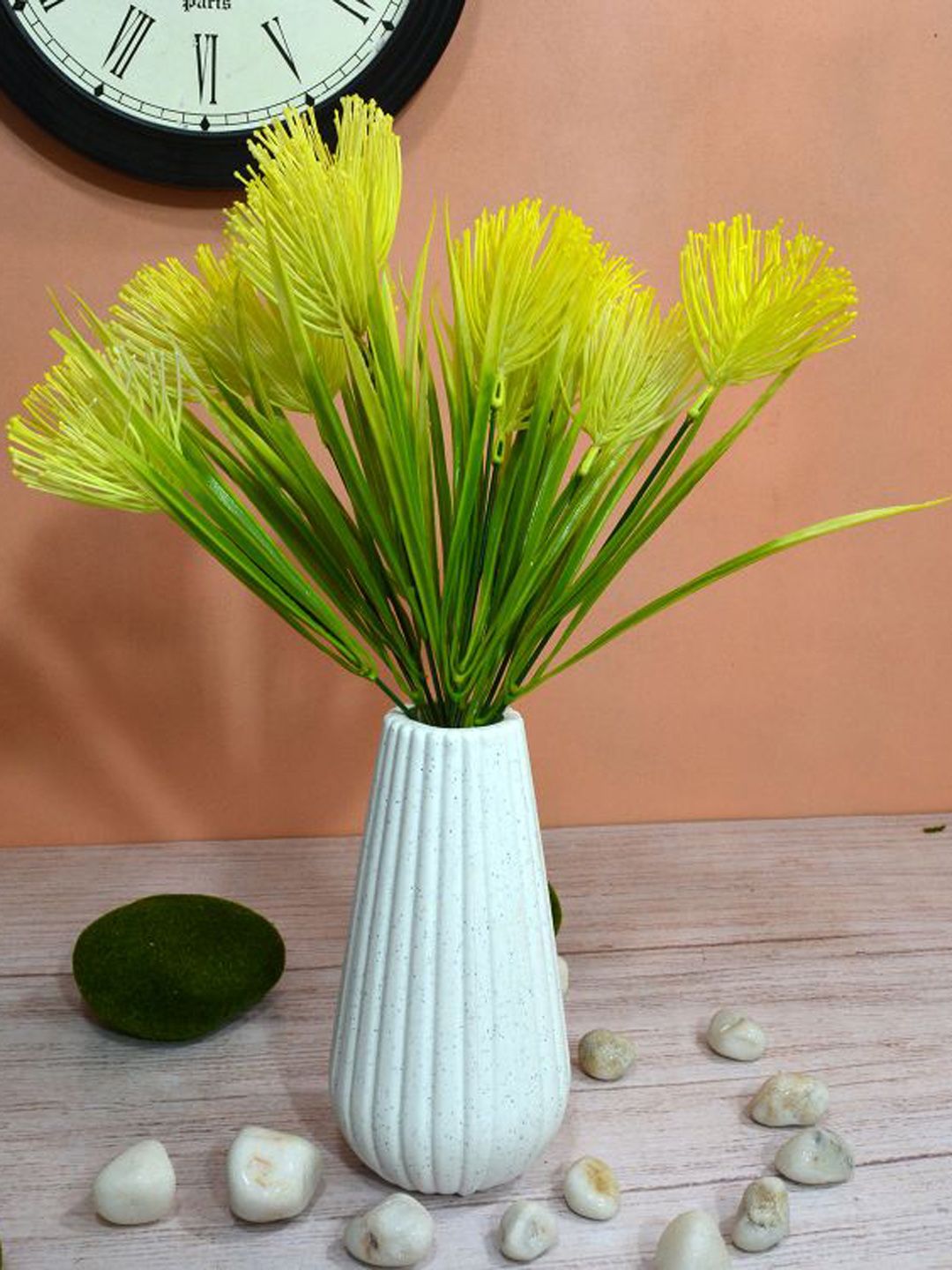 fancy mart Set of 2 Yellow & Green Artificial Seed Plant Price in India