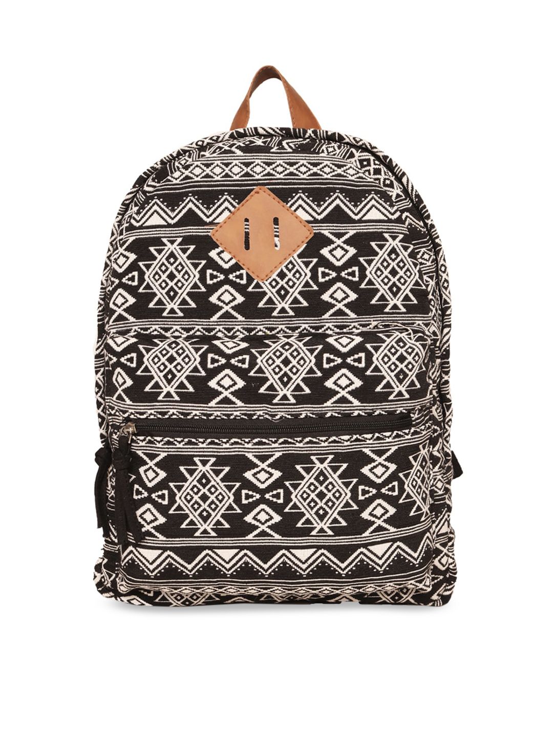 ASTRID Women Black Jacquard Backpack Price in India