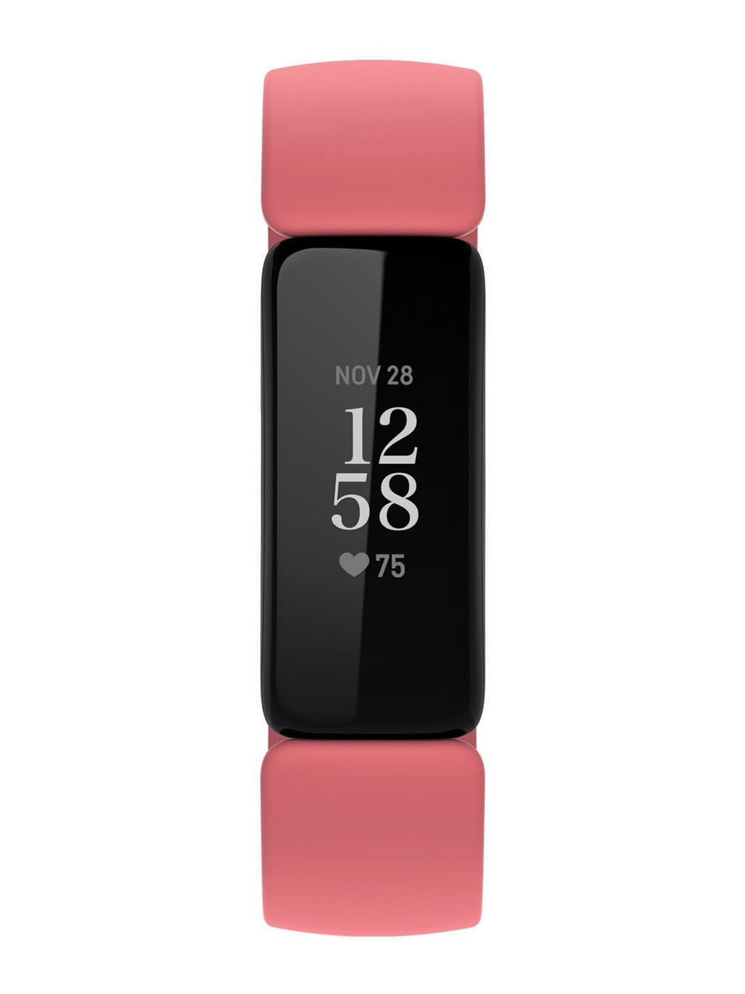 Fitbit Unisex Rose Pink & Black Inspire 2 Fitness Band Price in India