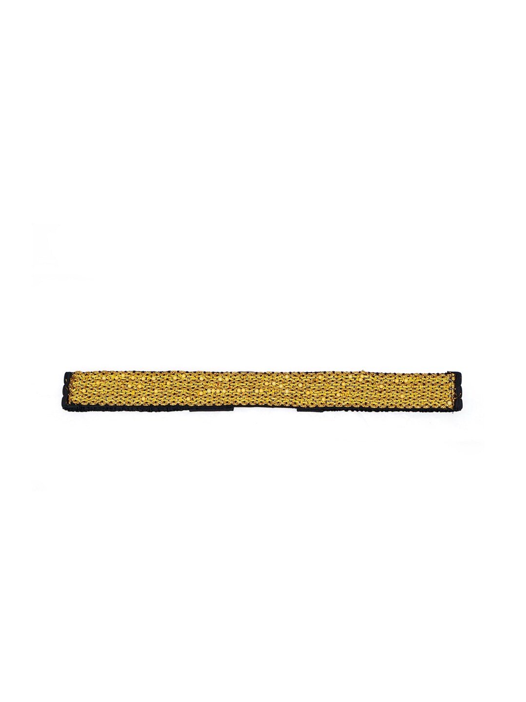 Diwaah Women Yellow & Black Embellished Belt Price in India