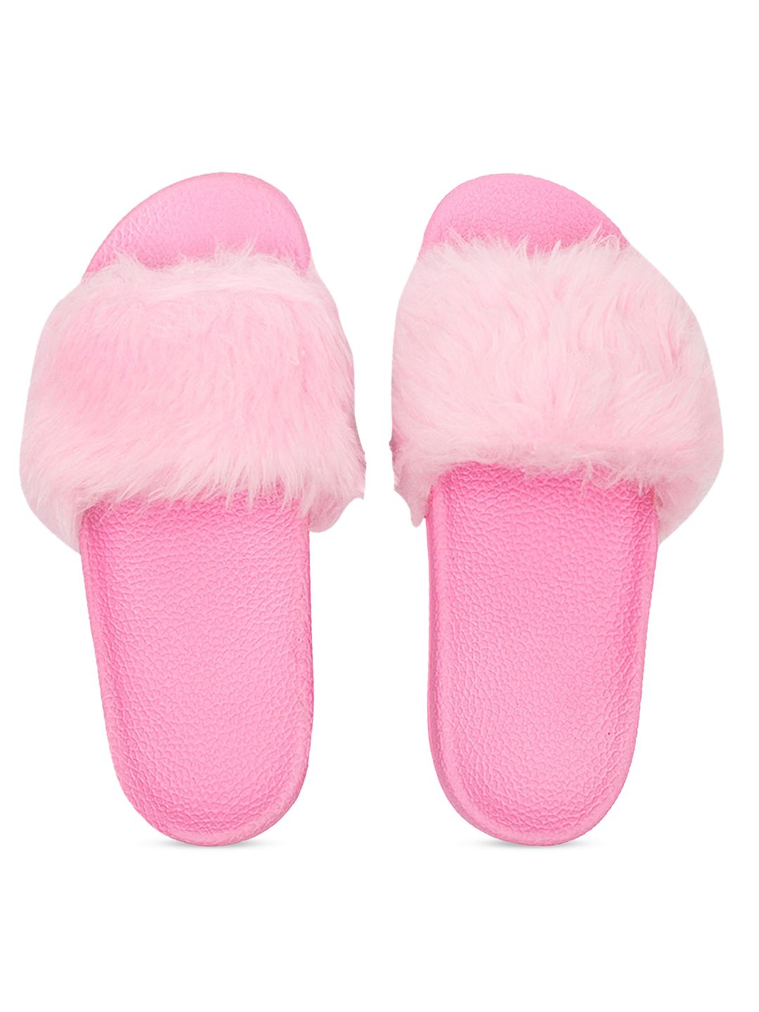 FREECO Women Pink Solid Room Slippers Price in India