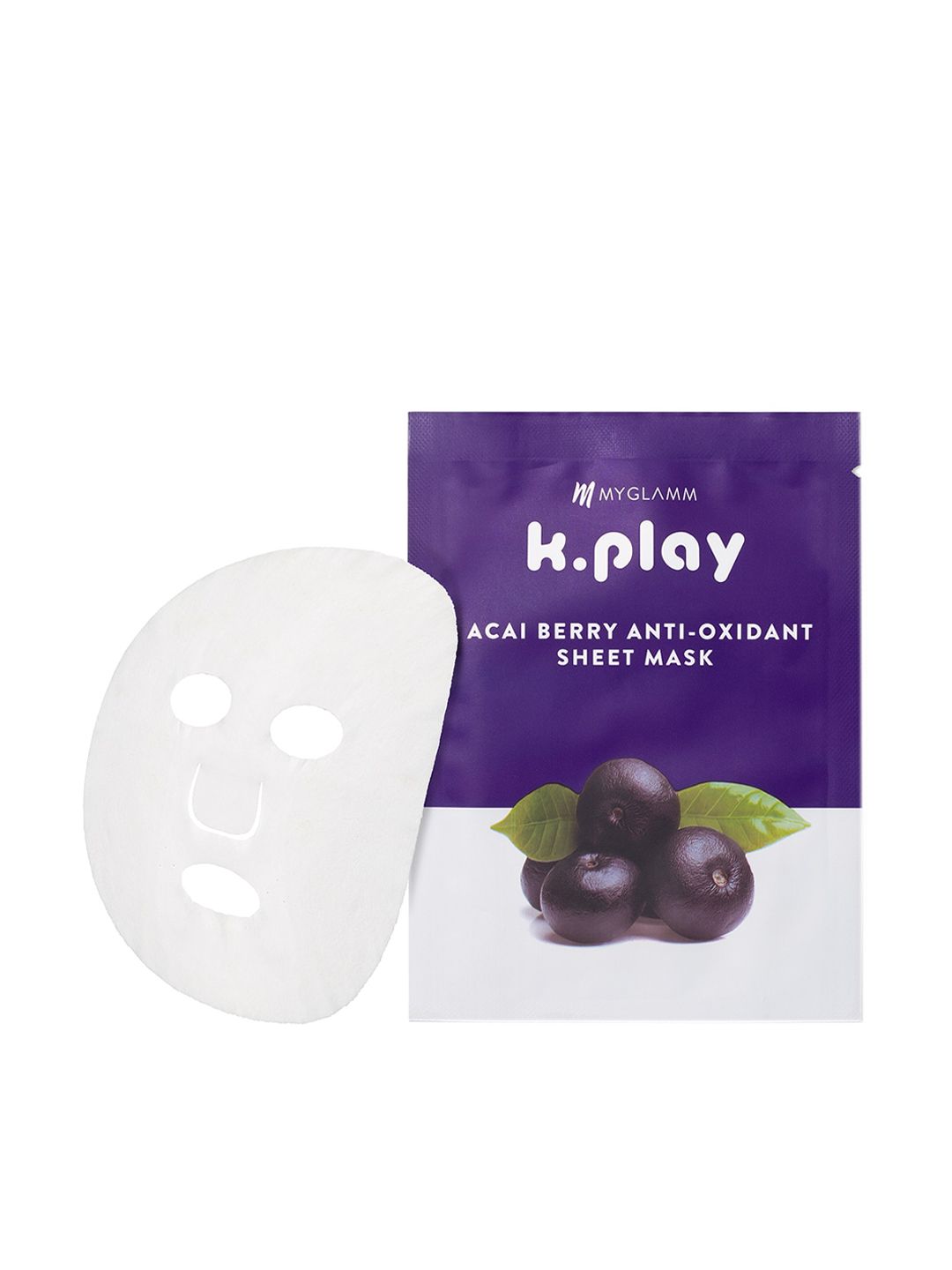 MyGlamm K.Play Acai Berry Anti-Oxidant Sheet Mask-Acai Berry-20ml