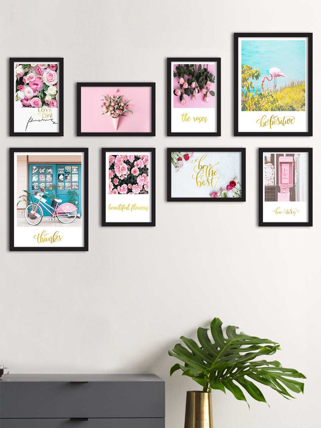 Art Street Set Of 8 Framed Photographs Wall Art Price in India