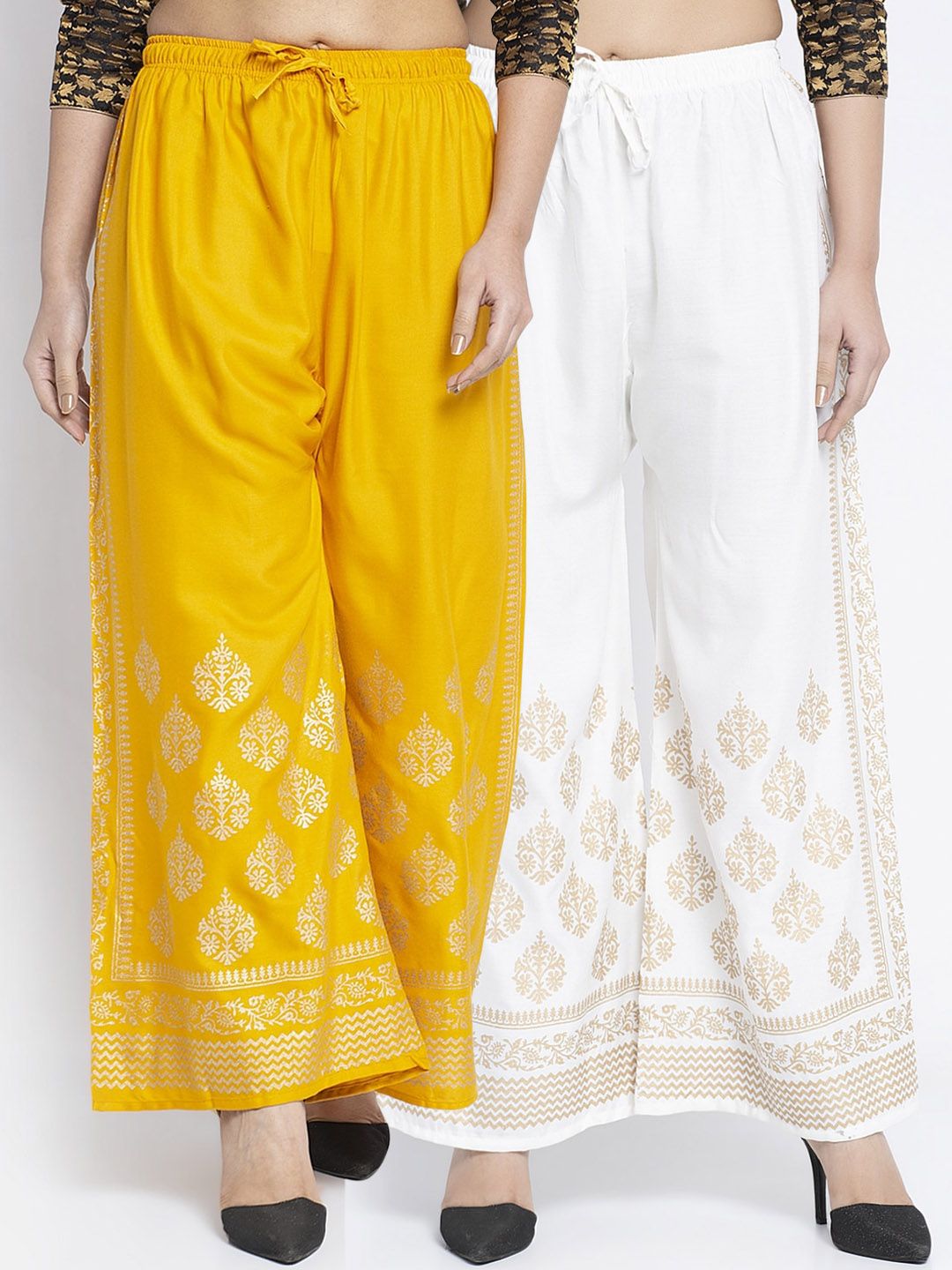 GRACIT Women Yellow Printed Price in India