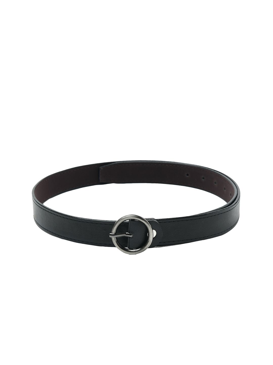 WINSOME DEAL Women Black Solid Belt Price in India