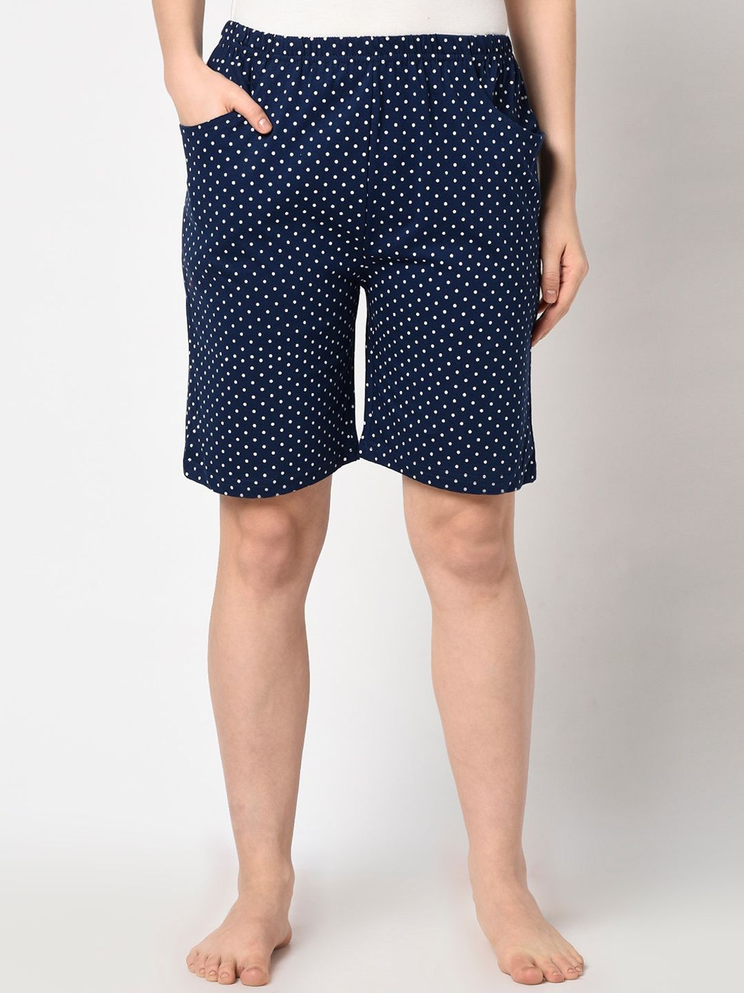Espresso Women Navy Blue Lounge Shorts Price in India