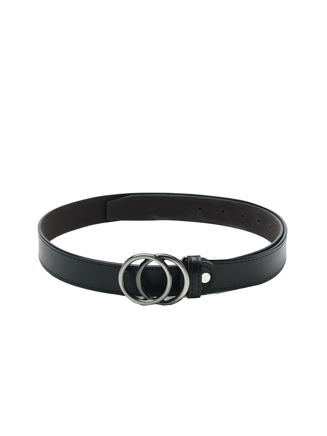 WINSOME DEAL Women Black Solid Belt Price in India