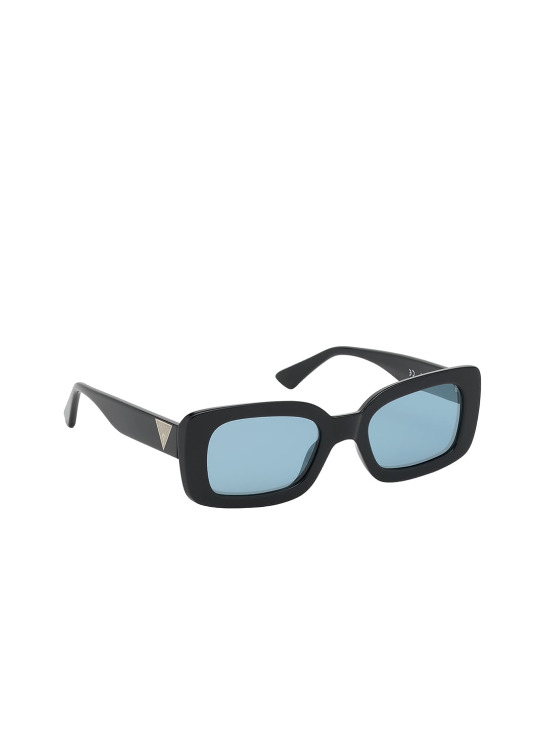 GUESS Women Blue Rectangle Sunglasses Price in India