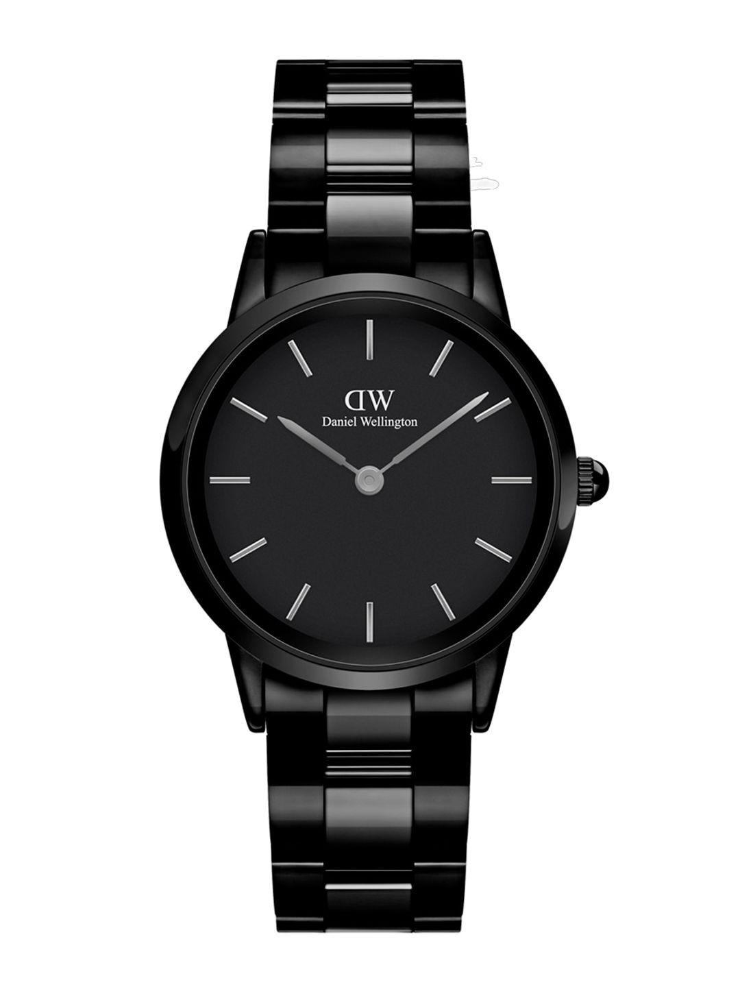 Daniel Wellington Women Black Iconic Link Ceramic Analogue Watch DW00100415 Price in India