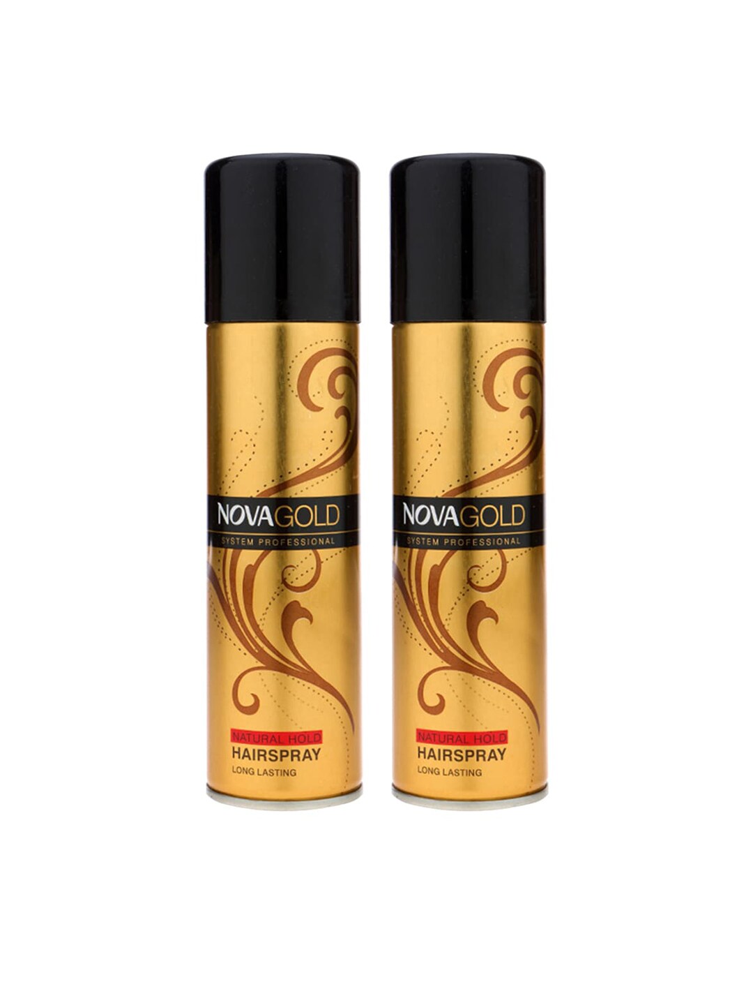 Nova Gold Natural Hold Hair Spray 200ml Pack of 2 Price in India