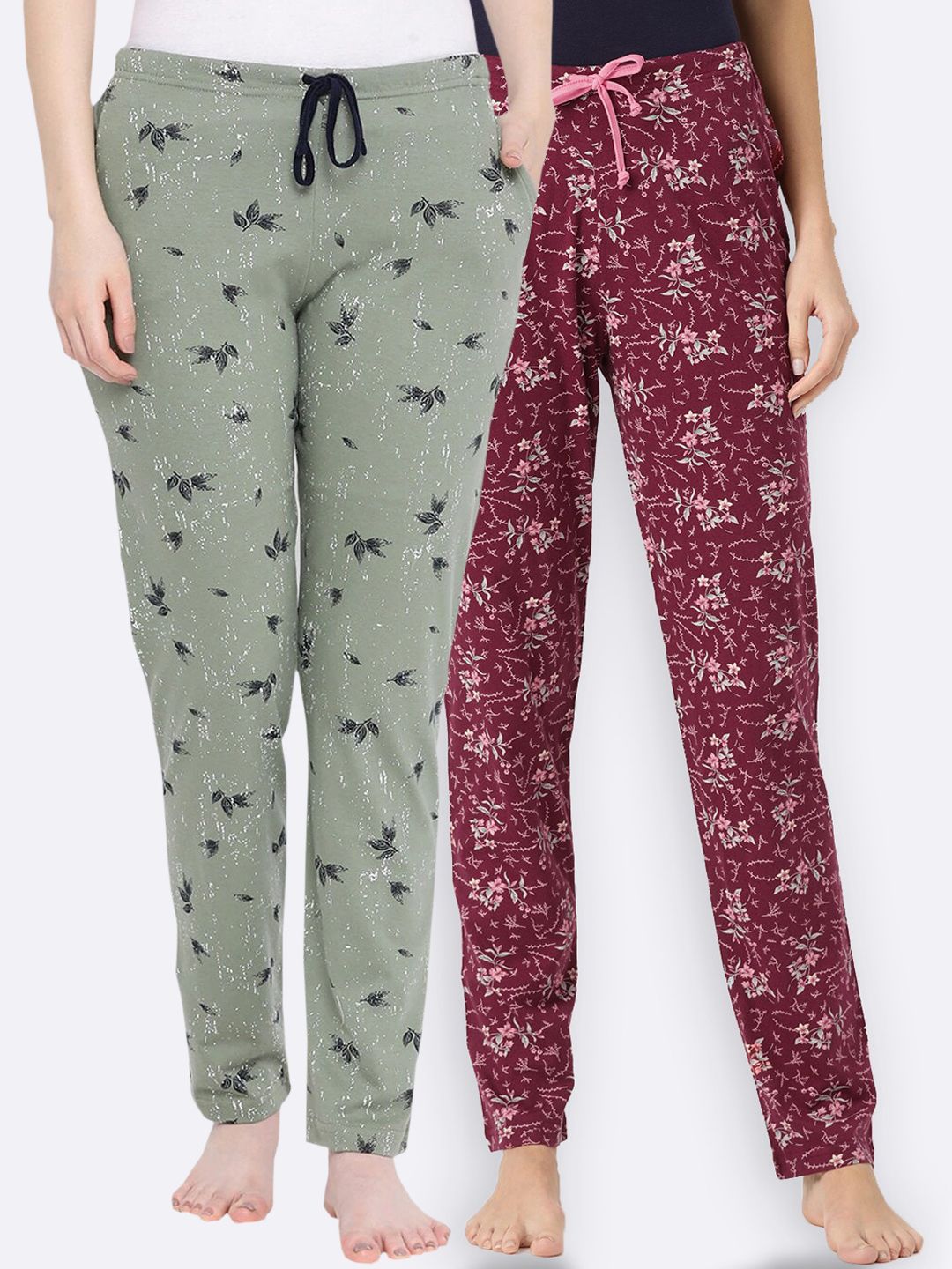 Kanvin Women Pack Of 2 Lounge Pants Price in India