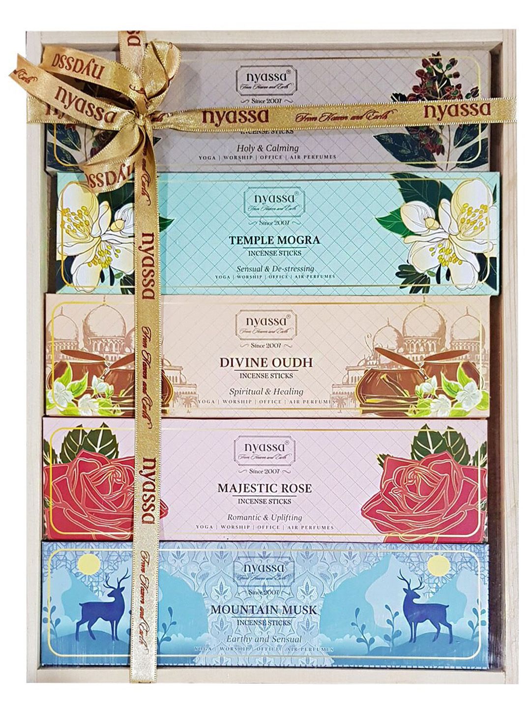 Nyassa Set Of 5 Multicoloured Incense Sticks Home Fragrances Price in India