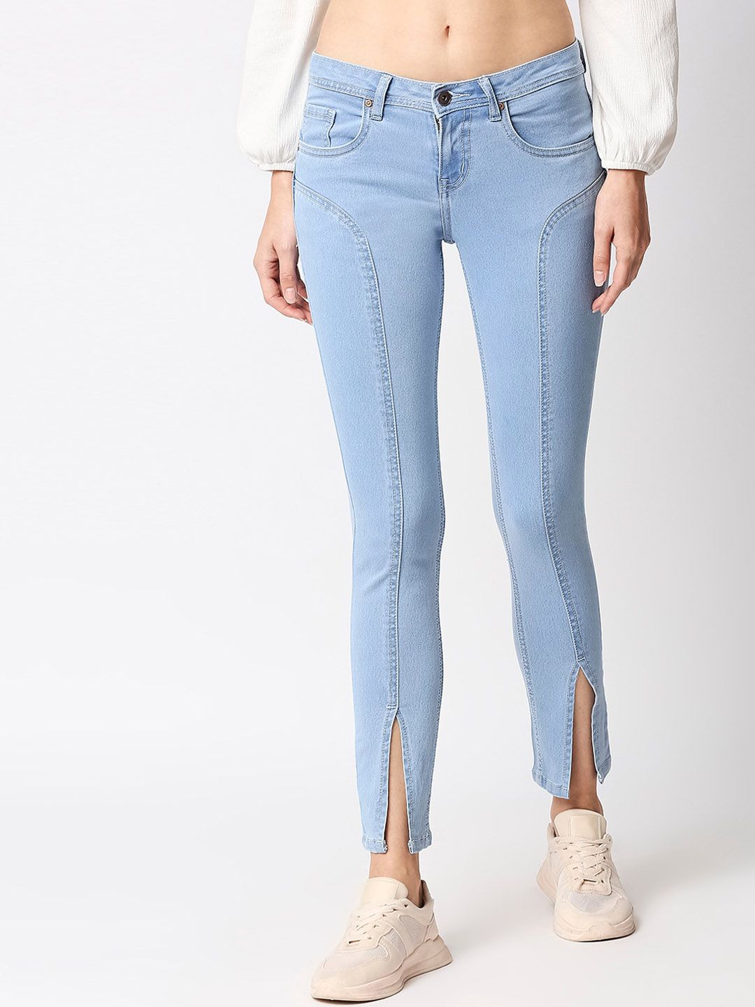 High Star Women Blue Slim Fit Jeans Price in India