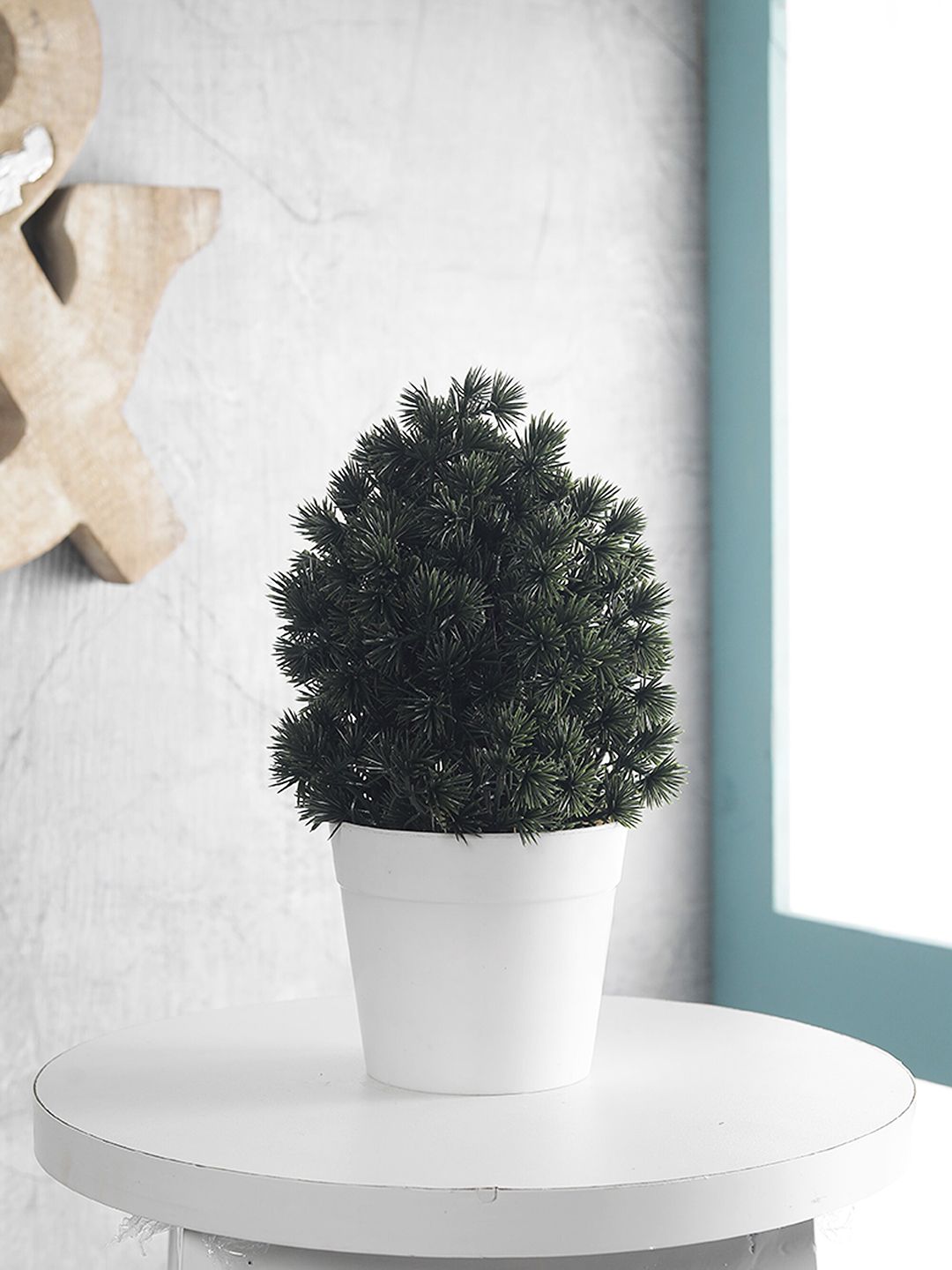 FOLIYAJ Green Artificial Pine Tree With Pot Price in India