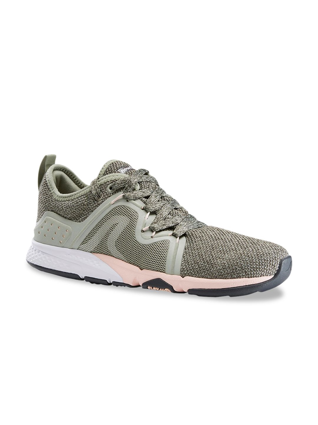 Newfeel By Decathlon Women Grey Synthetic Walking Shoes Price in India