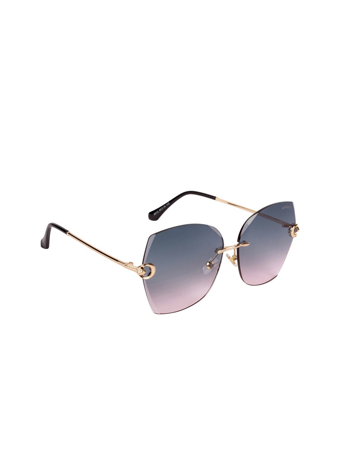 Voyage Women Teal & Gold-Toned Cateye Sunglasses With UV Protected Lens S012MG2877B Price in India