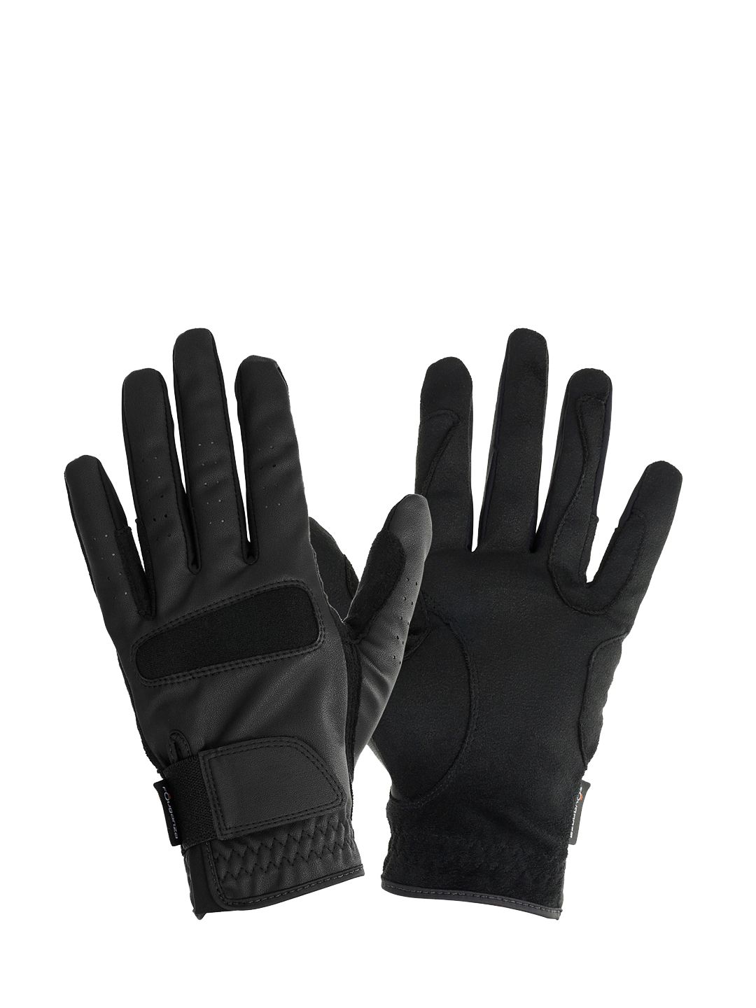 FOUGANZA By Decathlon Women Black Horse Riding Grippy Gloves Price in India