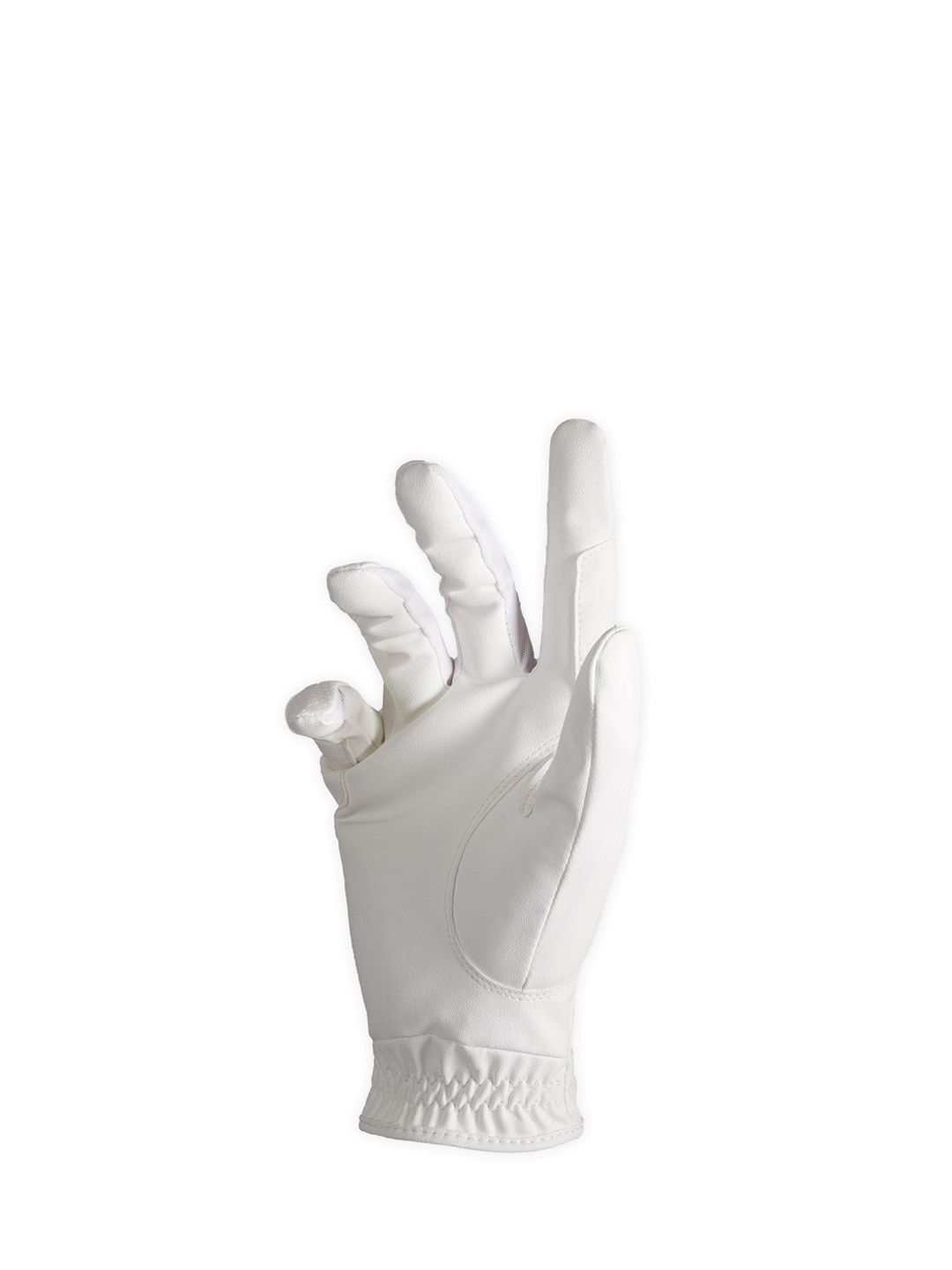 FOUGANZA By Decathlon Women White Textured Horse Riding Gloves Price in India