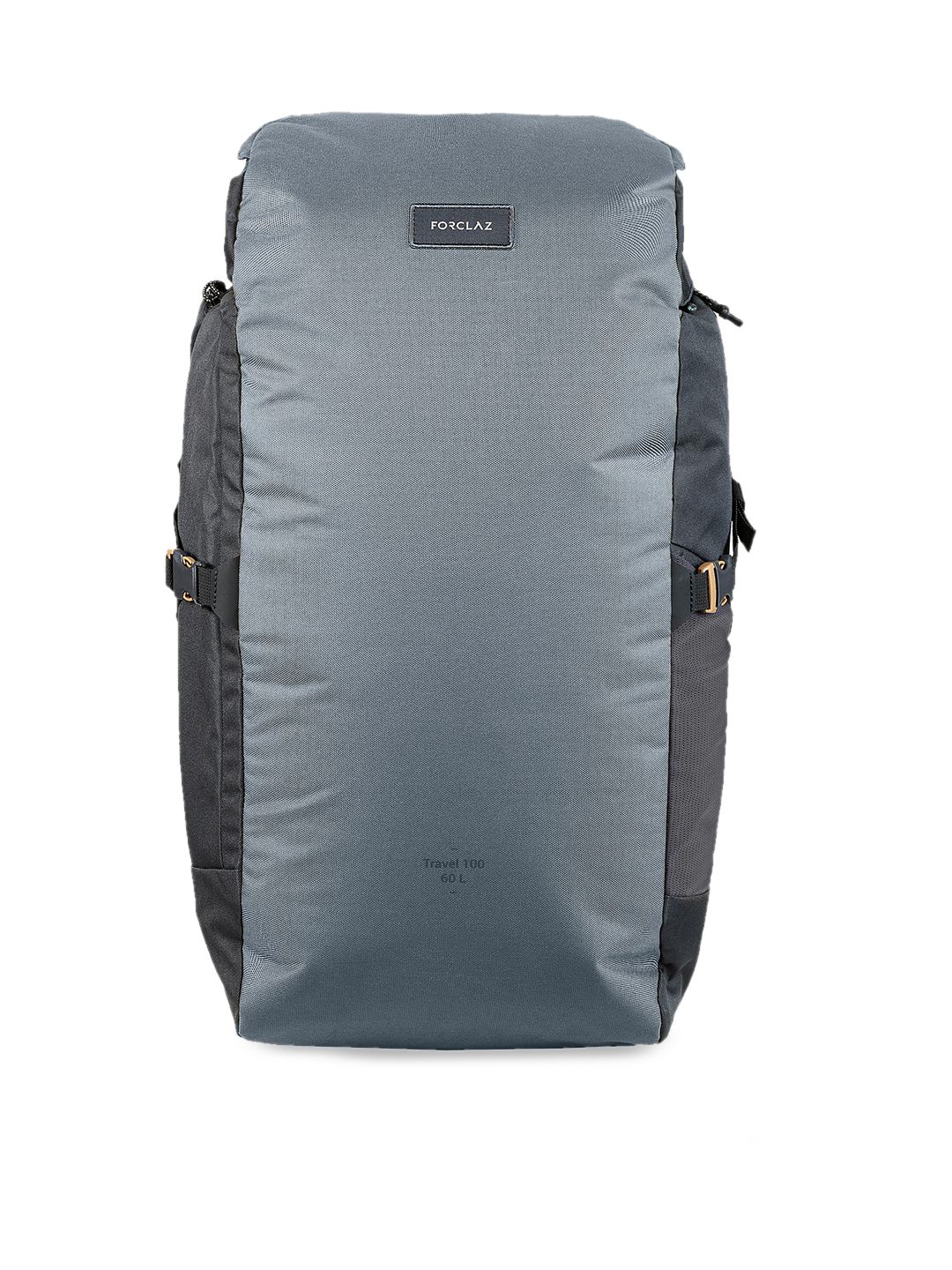 FORCLAZ By Decathlon Unisex Grey & Black Backpacks with Compression Straps Price in India