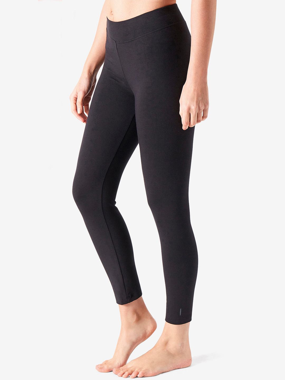 NYAMBA By Decathlon Women Black Solid Tights Price in India