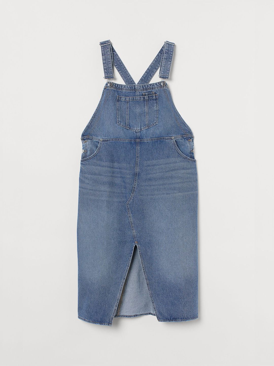 Dress Womens Full Dungaree Dress Cream Afia Denim Pinafore  Broderick's  Clothing