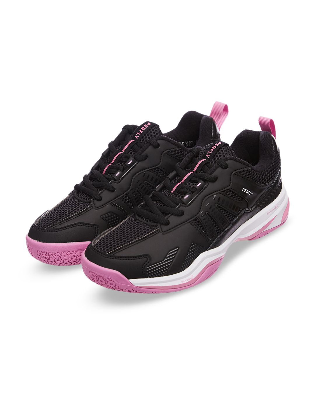 PERFLY By Decathlon Women Black Badminton Shoes Price in India