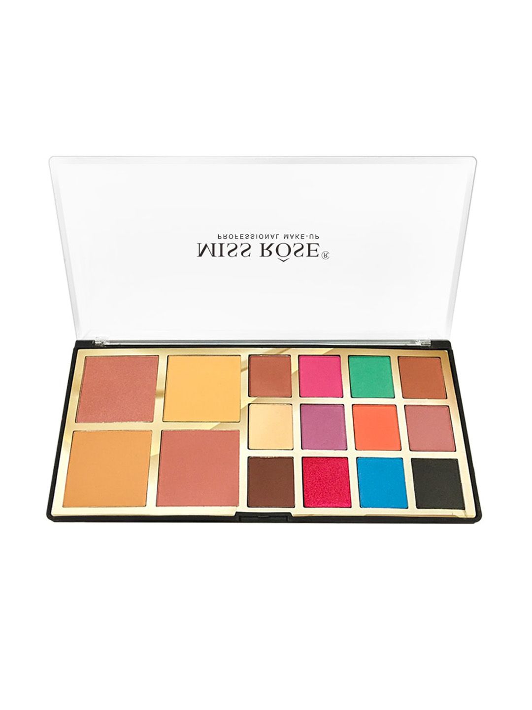 MISS ROSE Professional Makeup Kit Including 12 Color Eyeshadow 2 Compact & 2 Blush - 30 g Price in India