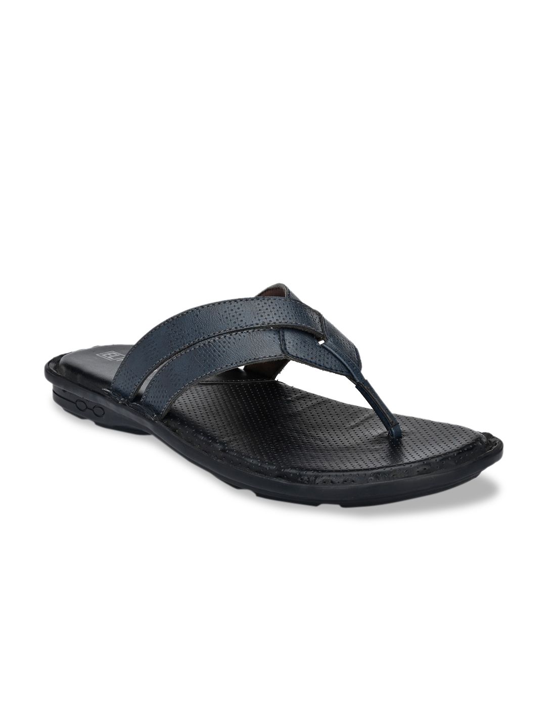 El Paso Men Blue & Black Comfort Sandals